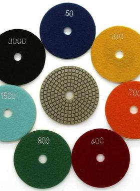 Diamond Wet 7-Step Polishing Sanding Grinding Pads 7 Pcs Set