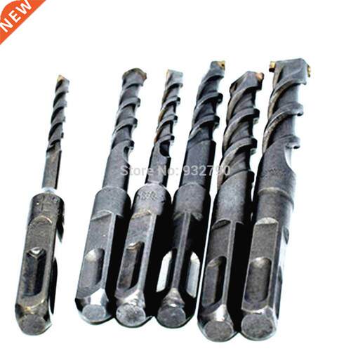 6pcs SDS Plus Masonry Hammer Drill Bit Carbide Tip SDS Plus
