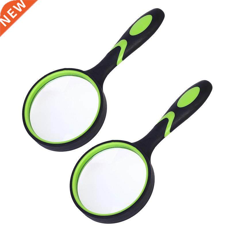 2PCS nifying Glass 10X 75MM nifying Lens Handled nifying Gla