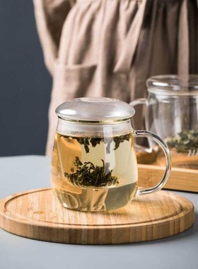 Office of heat-resistant glass tea cup high borosilicate