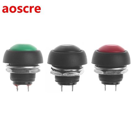 1PC DS-333B Waterproof Momentary Push Button Switch 3A/125V