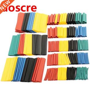 340Pcs 8 Sizes Multi Color Polyolefin 2:1 Halogen-Free Heat