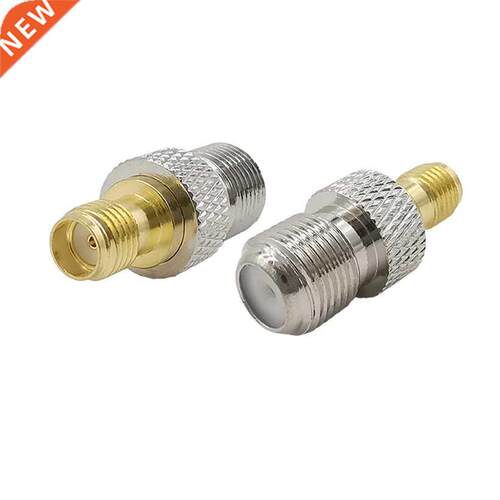 1Pcs SMA Female to F Female Jack Straight RF Coaxial Coax Ad