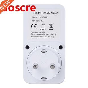 EU Plug Digital Energy Meter Wattmeter Wattmeter Watt Monit