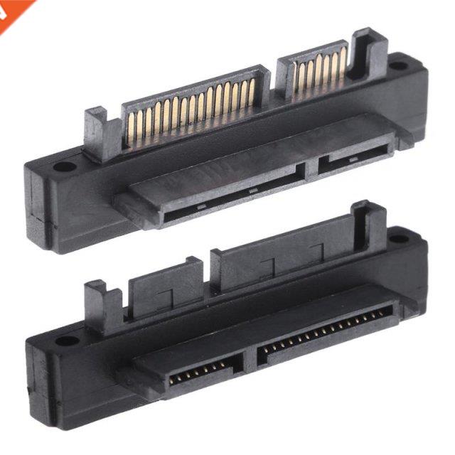 90 Degree 7+15 Pn SATA Male to Female Port 500Mbps Converte