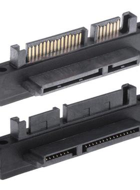 90 Degree 7+15 Pn SATA Male to Female Port 500Mbps Converte