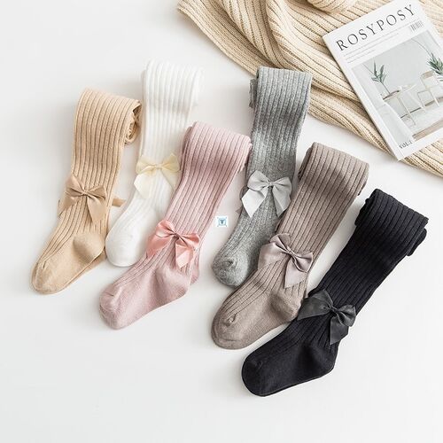 BaBy GIrls PanTyhose KIds InfanT KnITTed CollanT TIGhTs