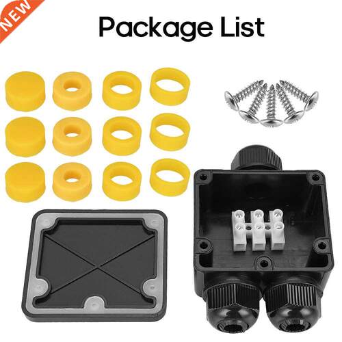 Power Cord Conector Waterproof Outdoor External Electrical J