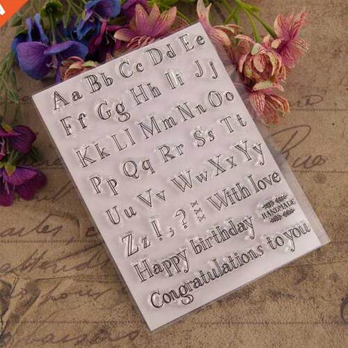 Cake Decorating Tools Alphabet Fondant Cake Stamp Silicone M