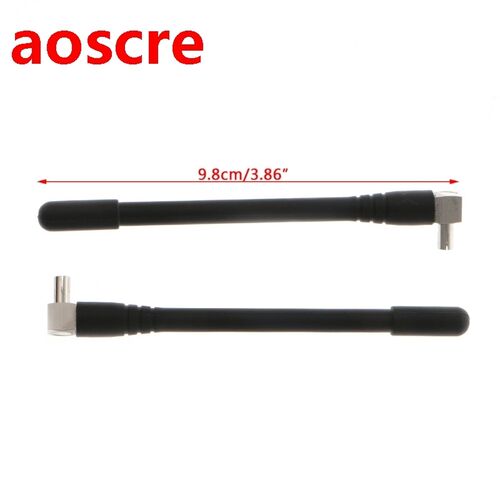 2 Pcs GSM 2.4G Antenna with TS9 Plug Connector 1920-2670 Mhz