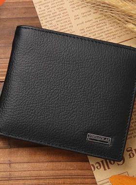 100% Genuine Leather Men Wallets Premium Product Real Cowhid