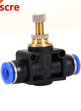 Pneumatic Quick Push In Fittings Air Flow Control Valve Join