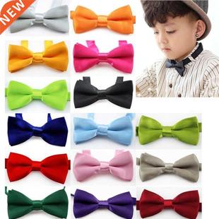Butterfly Solid Bowtie Wedding Gift Kid Accessories Bowties