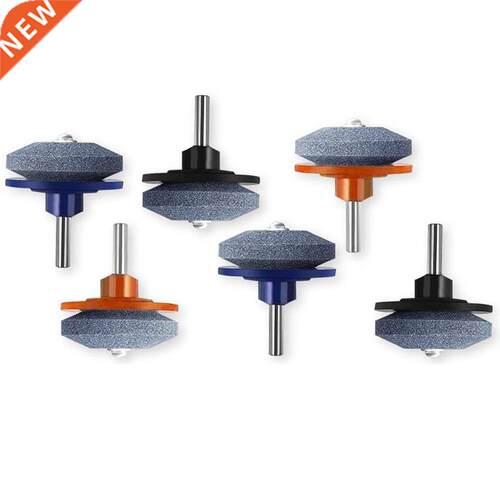 6 Pack Lawn Mower Blade Sharpener 适用于 Power Drill Hand Dr
