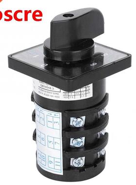Electric 7-Position 12 Terminals Rotary Cam Changeover Switc