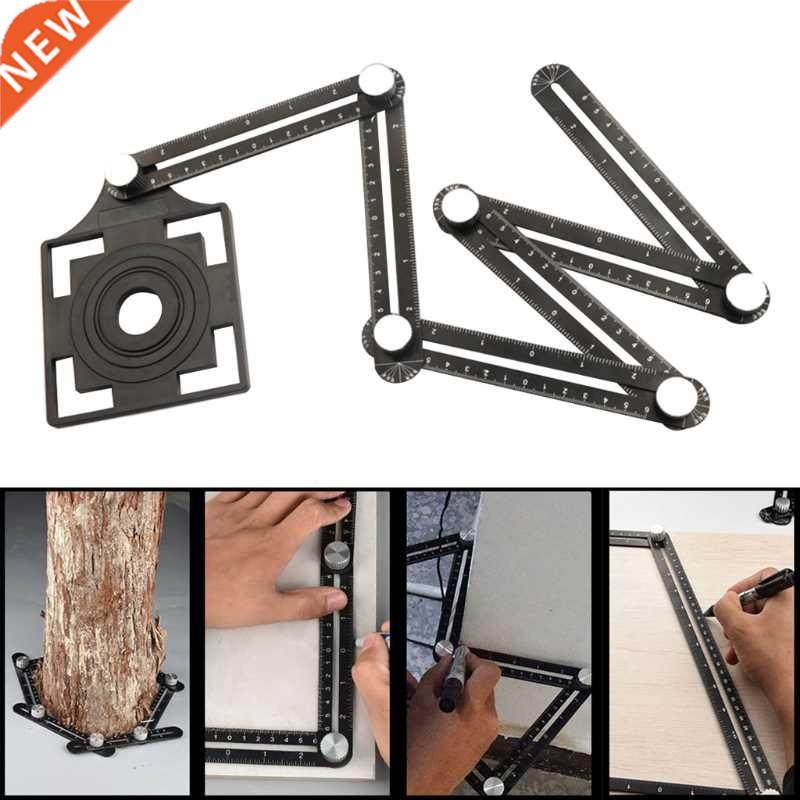 Multifunctional Universal Six-Fold Folding Ruler Aluminum Al