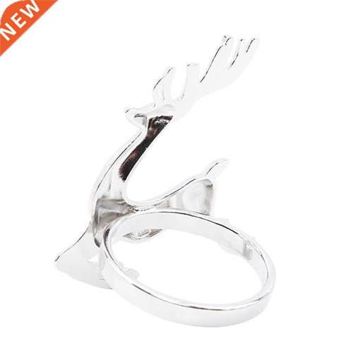 Christmas Deer Napkin Ring Alloy Napkin Buckle Wedding Party