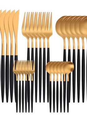 Forks Knives Spoons 30 Pieces Cutlery Set Tableware