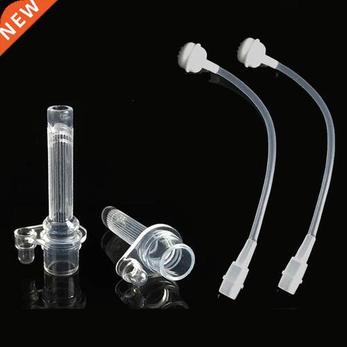 2 Set Children Bottle Straw Liquid Silicone Feeding Sippy Dr