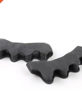 2 Pcs Silicone Toe Separators Straightener Toe Corrector Spa
