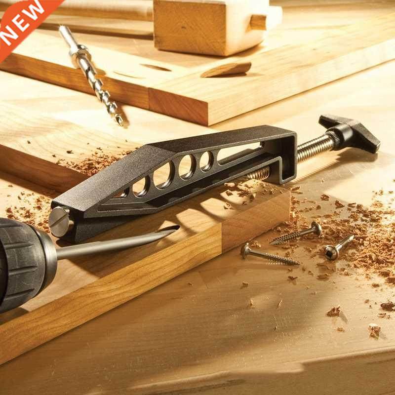 1pc Woodworking Pocket Hole Joints Fixed Clamp Slant Hole Pu