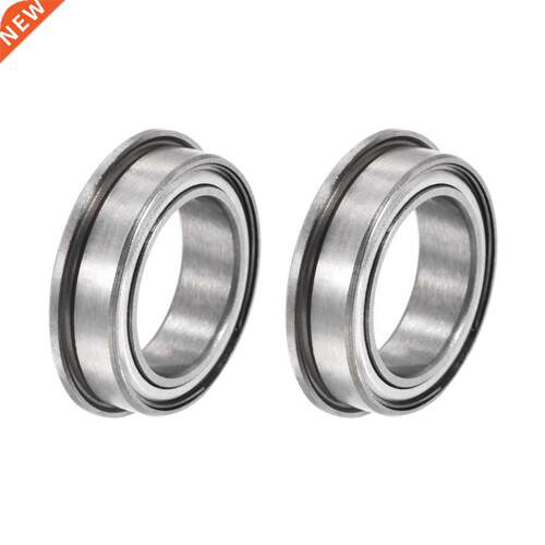 2pcs F6700ZZ Flange Ball Bearing 10mmx15mmx4mm Double Metal