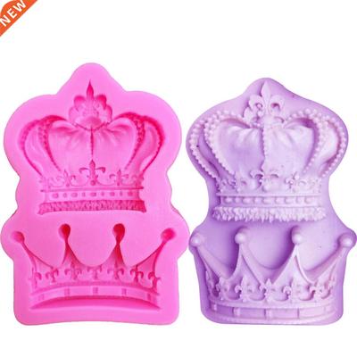M0761 Royal crown silicone fandont mold Silica gel moulds cr