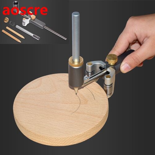 Woodworking Board Straight Arc Dual-purpose Parallel Marking
