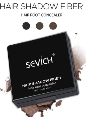 Sevich 12g Hair Line powder compact Waterproof Dark Brown Ha