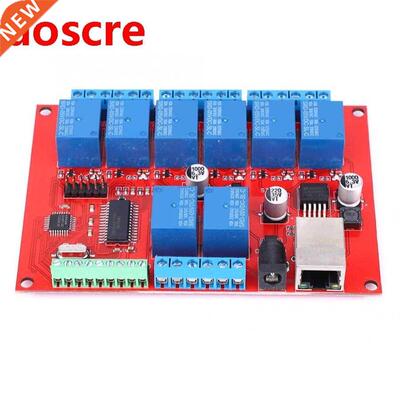 LAN Ethernet Relay Board 8-Channel Network Delay Switch TCP