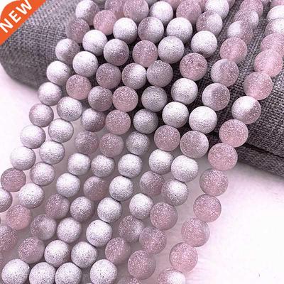 New 6/8mm Austrian Frosted Matt Crystal Glass Beads Loose Sp