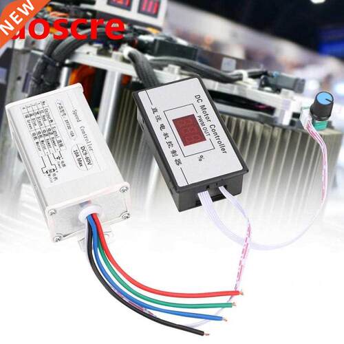 DC9-60V 10A Digital Display PWM Brush Motor Speed Controller