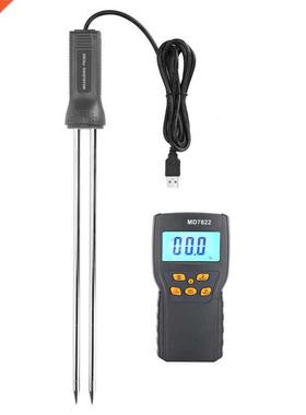 Moisture Meter with Long Probe Digital Grain Wheat Rice Corn