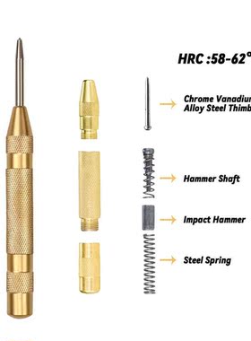 Automatic Centre Punch Spring Loaded Locator Adjustable Kern