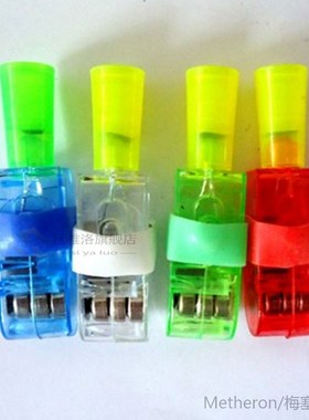 5pcs/lot light-emitting projection LED finger lamp night mar