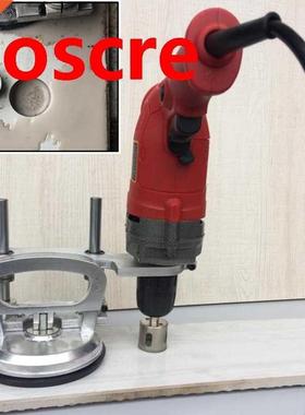 Glass tile hole locator