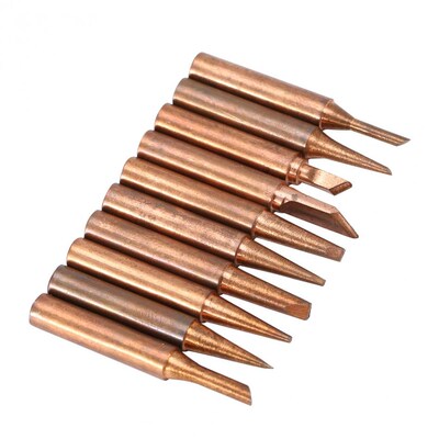 10pcs Lead-free Copper 900M-T Iron Solder Tip For 936,937,93