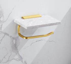 Marble Paper Towel Rack Toilet Paper Holder Wall Hanging Pap