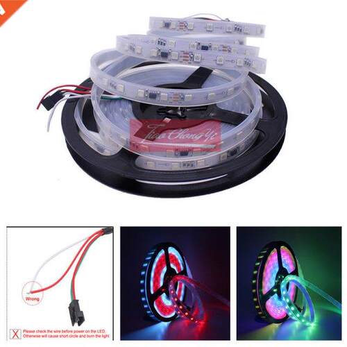 WS2811 60led/m 24V LED strip Addressable Digital RGB flexibl