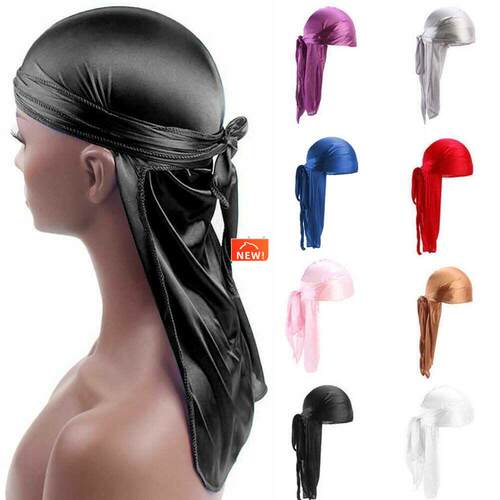 Unisex Men's Durags Hip Hop Bandana Pirate Cap Du Doo Ra