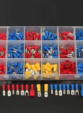 est 330pcs 18 Kinds Assorted Full Insulated Fork U-type Set