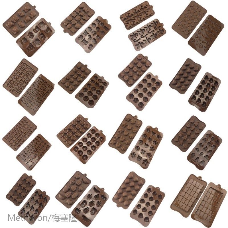 Silicone Chocolate Mold 28 Shapes  baking Tools Non-stick  c