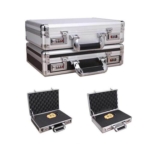 Toolbox Portable Aluminum Instrument Box Safety Storage Case