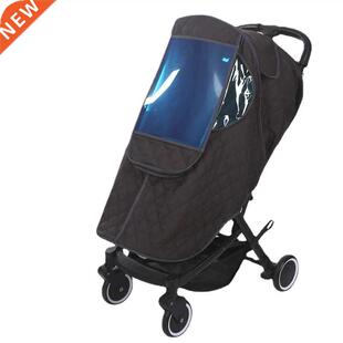 Thickened Plus Velvet Weatherproof Cover for Baby Stroller W