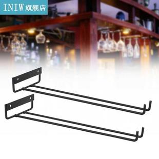 Wine Glass Rack Hanging Wine Cup Holder Single Row Perforate