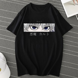 Hunter X Hunter Anime Mens T Shirt Tops Tees Killua Zoldyck