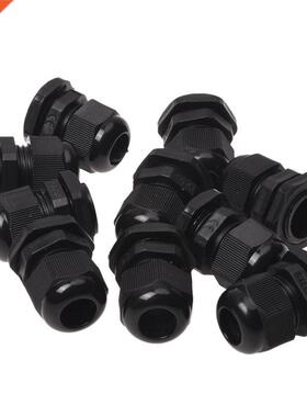 10 Pcs PG13.5 Model 6-12mm Cable Range Cables Gland Black