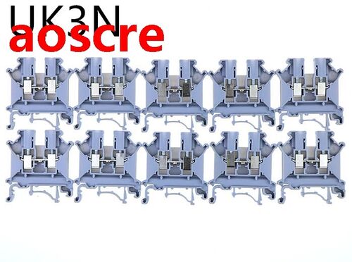 100 pcs/ box UK-3N CE certification UK3N DIN rail Terminal b
