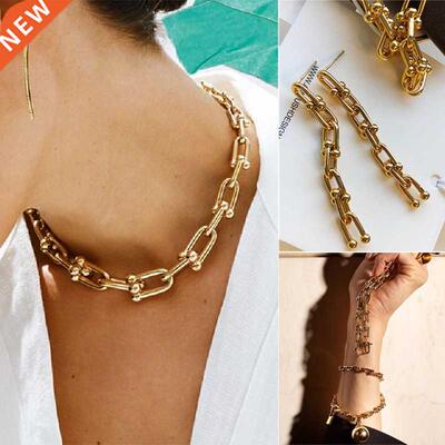 New Product Jewelry Set Simple U-shaped Horseshoe Buckle Sti