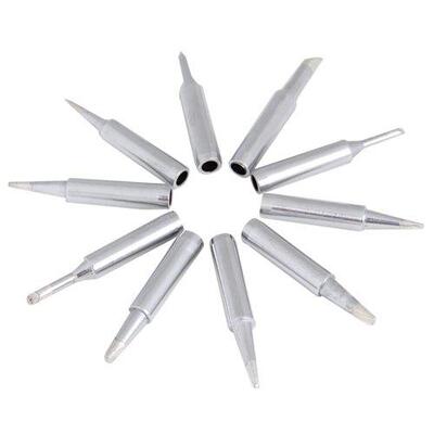 10 pcs Uk Common Solder Iron Tip for Hakko Station 900M 933